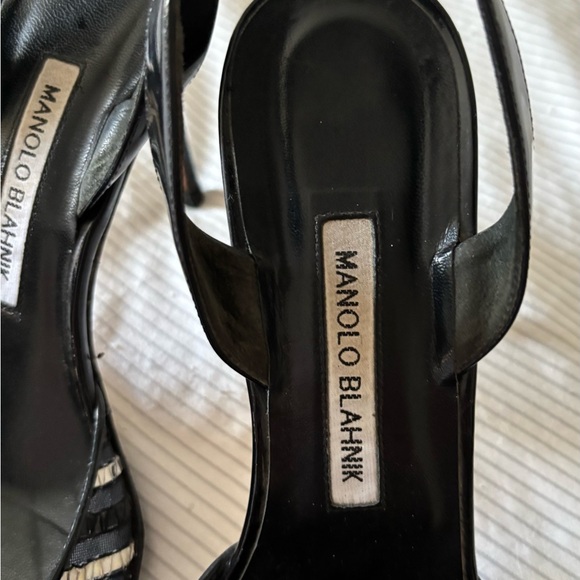 🛑SOLD on another platform🛑
Manolo Blahnik Black Strappy Heels - Picture 3 of 7